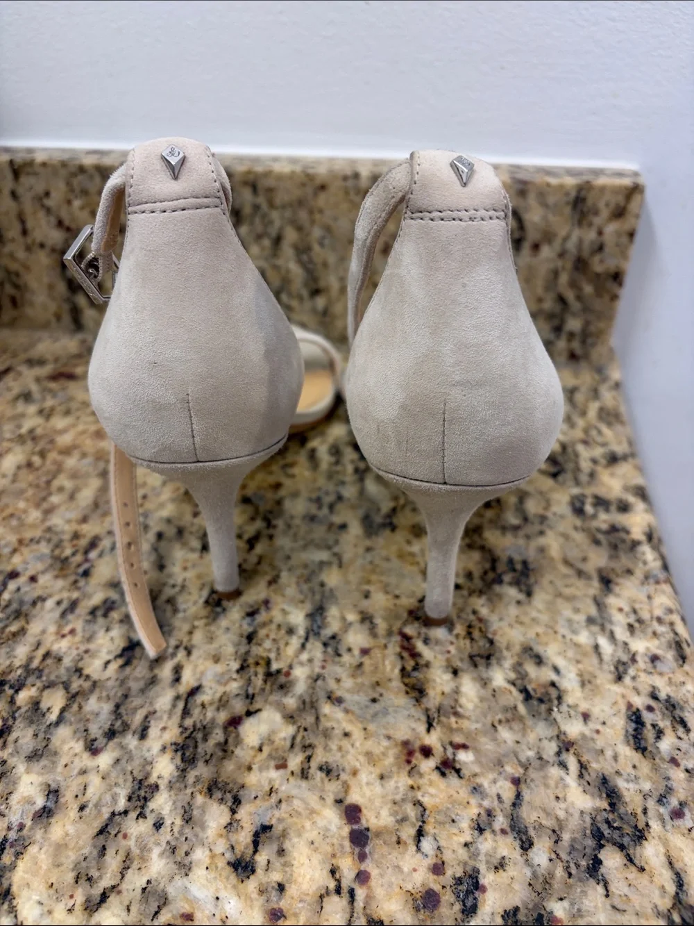 Sam Edelman Women’s Ankle-Strap Sandals in Light Beige size 7